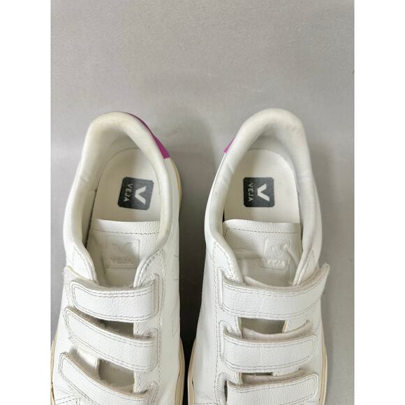 Veja Recife Chromefree Extra White Ultraviolet Hook & Loop sneaker US 9 Euro 40 - Picture 9 of 16